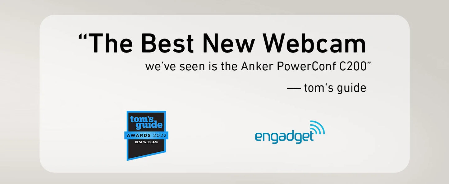 Anker PowerConf C200 2K Webcam for Laptop Computer mini usb web camera Noise Cancelling Stereo Microphones web cam