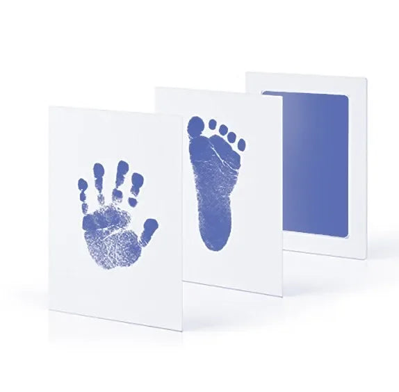 2/4pc Baby Handprint Footprints Ink Pads Safe Non-toxic No-Touch Skin Inkless Inkpad Kits Pet Cat Dog Paw Prints Souvenirs Gifts