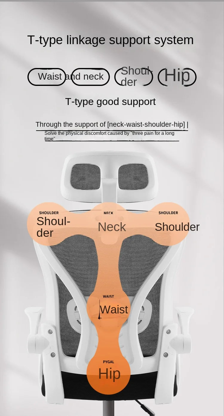 Ergonomic Chair Waist Protection Computer Chair Comfortable Home Use Sedentary Backrest Company Conference Chair Office Chair