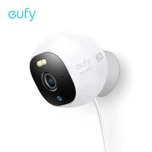 eufy Security Protection Solo OutdoorCam C24 Outdoor Security Camera 2K Resolution Spotlight Color Night Vision No Monthly Fees