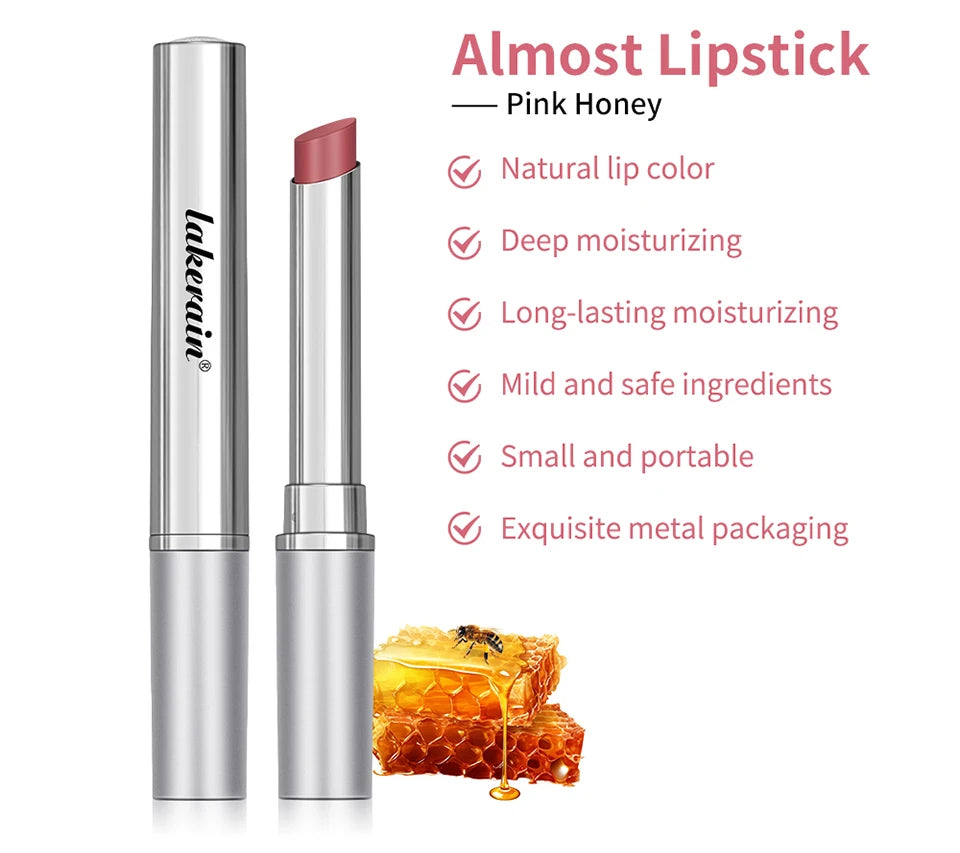 Black Honey Lipstick Long Lasting Moisturizing Natural Lip Plumper Makeup Lip Plumping Gloss Cosmetics Exfoliating for Lip