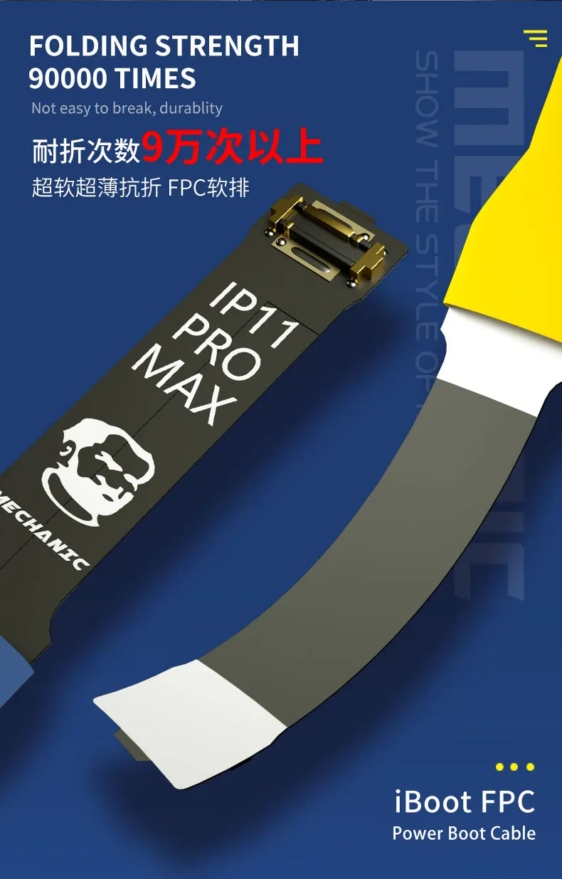 MECHANIC IBoot FPC AD MAX+ iBoot AD Pro Power Boot Cable For IP Android Over Current Voltage Protection Integrated Test Line