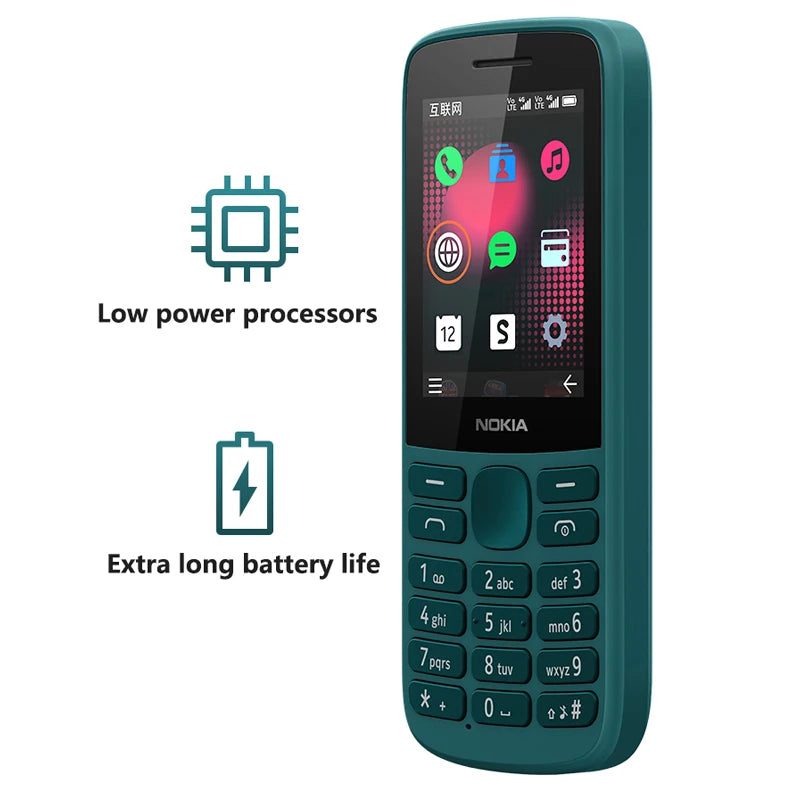 Nokia 215 4G Mobile Phone Dual SIM Cards FM Radio 1150mAh Standby Time Feature Phone with Hebrew Keyboard New And Original 100%