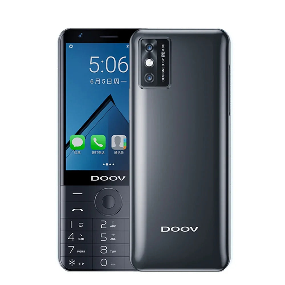 UNIWA DOOV R17 Pro Smart Mobile Phone Touch Screen 4G Whatsapp Android 13 Keypad Phones 3.54" 4GB 64GB 2300mAh Hebrew keyboard