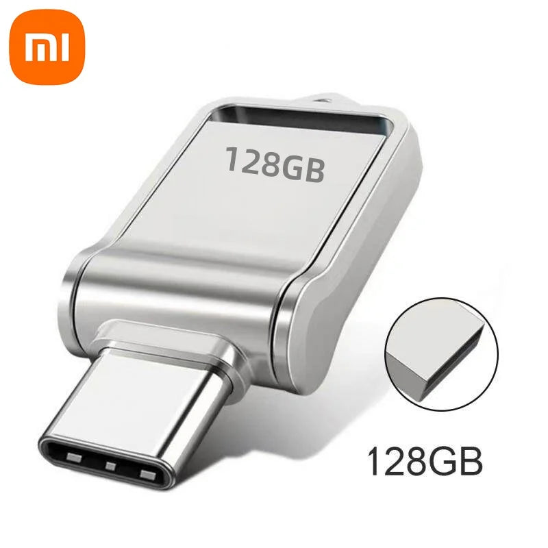 Xiaomi 2TB Flash Drive High Speed USB 1TB 512GB Type-C Interface Dual-Use Flash Memory Stick For Mobile Phone Computer Disk 2025