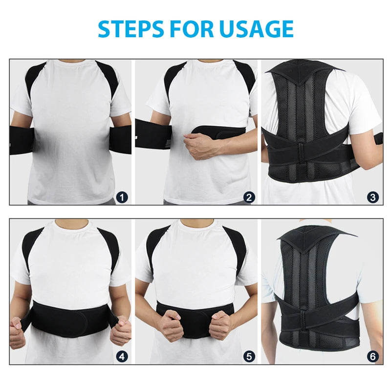 Back Posture Corrector Brace for Women breathable Back Posture Correction back support belt Adjustable shoulder for students kid