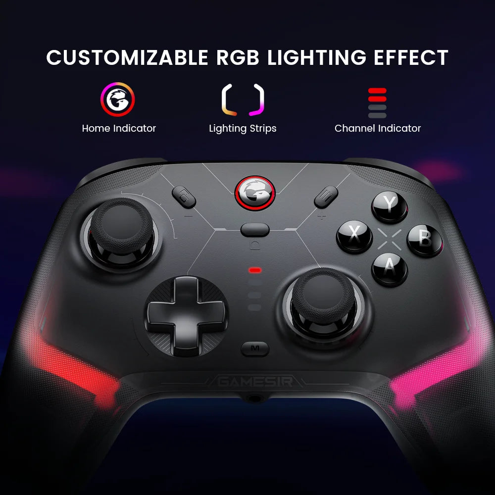 GameSir Cyclone 2 Wireless Switch Controller Bluetooth Gamepad with Hall Effect for Nintendo Switch iPhone Android Phone