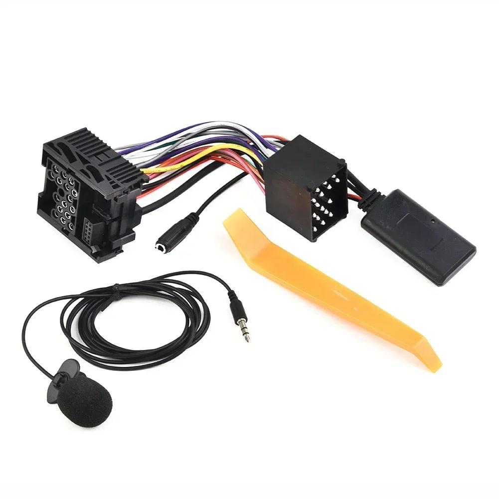 5908 Bluetooth-compatible Adapter With Microphone CD Cable For BMW E46 3 Series 320i, 320ci, 320cic, 323i, 323ci AUX IN  5-12V