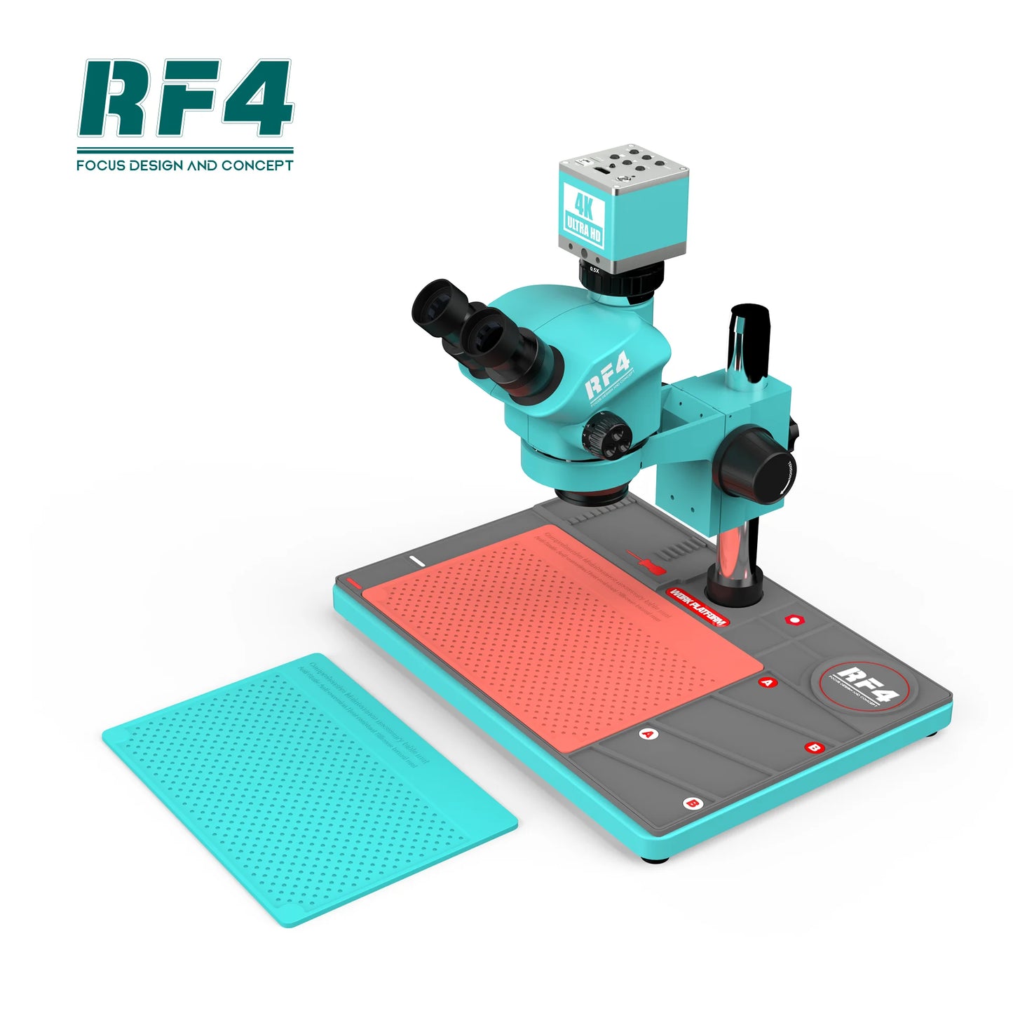 RF4 Insulated Silicone soldering Mat Welding 260x380MM BGA Desktop Station Phone Repair Pad Maintenance Platform RF-PO2 Repair