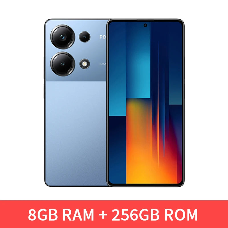 Global Version POCO M6 Pro 256GB/512GB Smartphone 120Hz AMOLED Display 64MP Triple Camera 67W Turbo Charging MTK Helio G99-Ultra