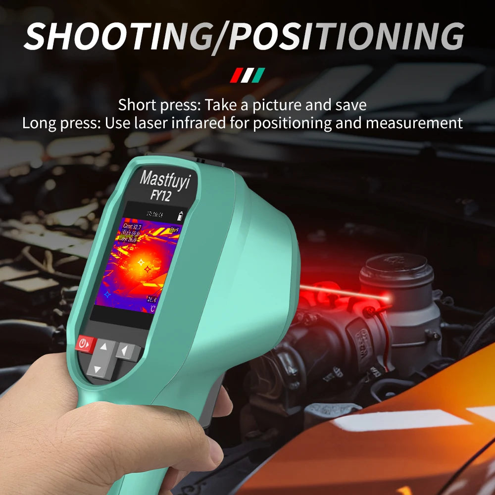 MASTFUYI Rechargeable Thermal Imaging Camera Handheld Thermal Imager -20℃~550℃ Waterproof Dustproof Drop Resistant