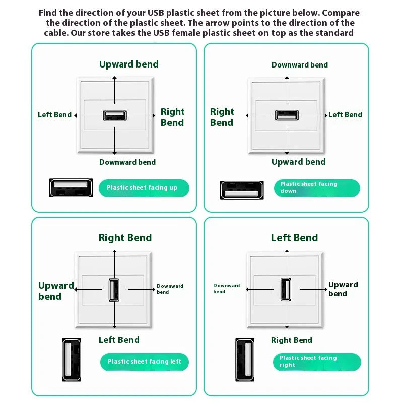 USB to TypeC data cable with left and right bend wires 2.0 transmission, 2A power supply, TypeC flat silicone cable