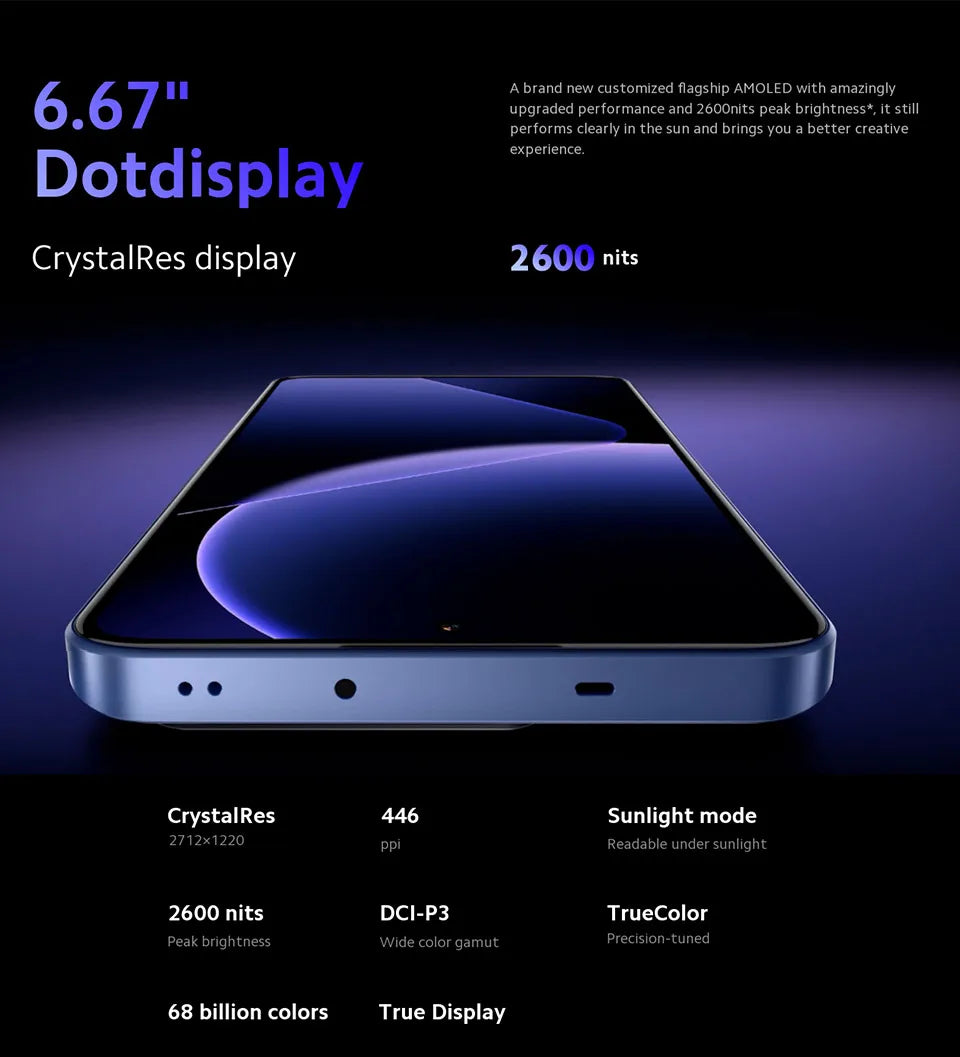 Global Version Xiaomi 13T Smartphone MTK Dimensity 8200-Ultra 50MP Camera IP68 6.67" 144Hz AMOLED Display 67W charing BT 5.4