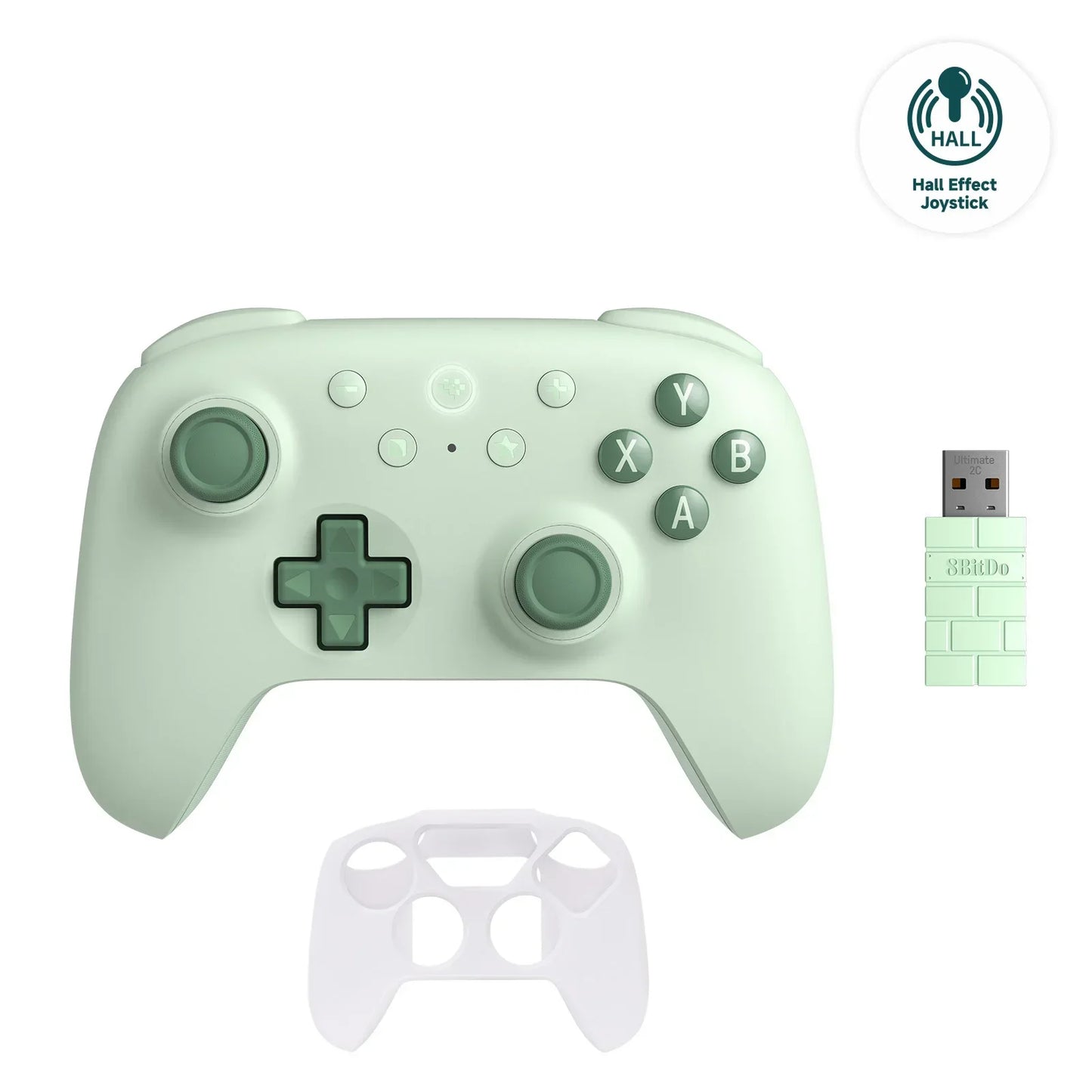 8BitDo New Ultimate 2C Wireless Gaming Controller for PC, Windows 10, 11, Steam Deck, Raspberry Pi, Android Gamepad Accessories