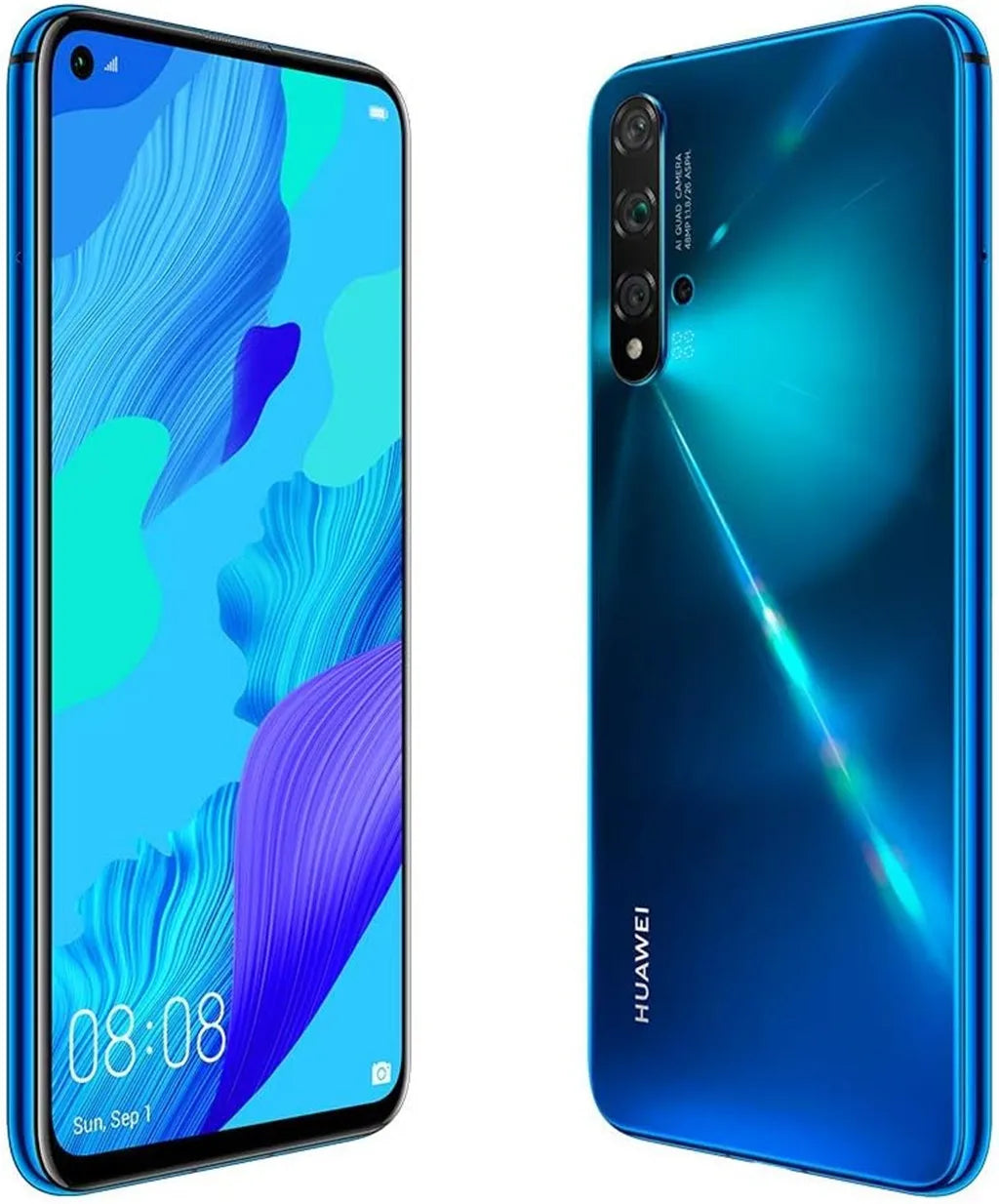 Global HUAWEI Nova 5T,Smartphone Android,Google Play Store,6.26 inch,128GB/256GB ROM,Mobile phone,48MP,4G Network,Cellphone