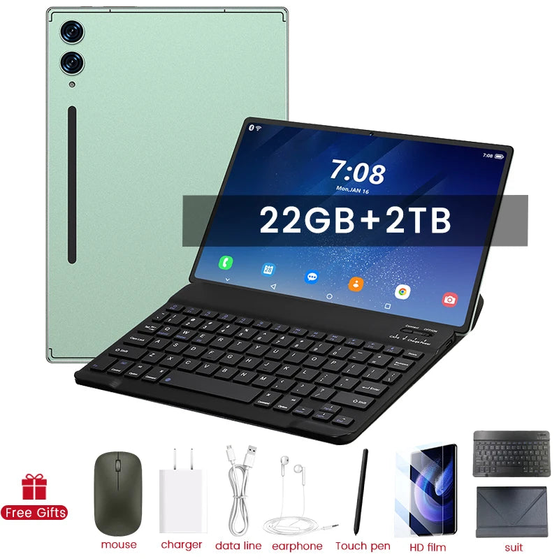 NEW Xioami Tablet Pad 9 Pro Android 15 22GB+2TB 10.1 inch Tablet PC 5G Dual SIM Card Global Version Tab 10000mAh Google Tablette