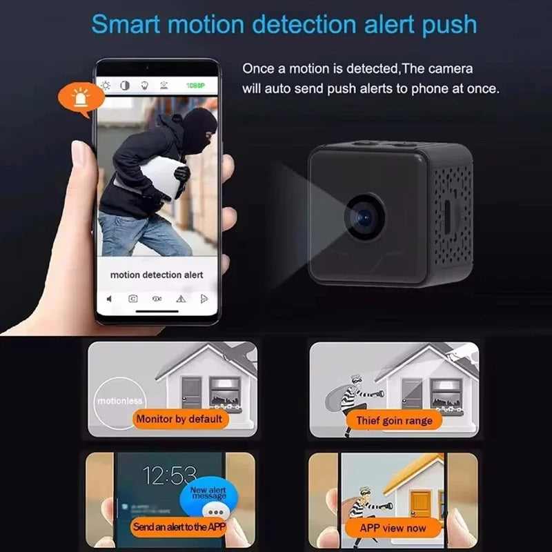 Xiaomi 1080p Mini Camera Wireless WiFi Remote Monitor Camera Motion Detection Recorder Super-long Battery Life Home IP Camera