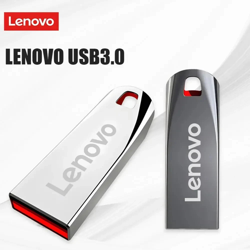 Lenovo 2TB USB 3.0 Metal Flash Drives High Speed Pendrive 1TB 512GB 256GB Portable Usb Drive Waterproof Memoria Usb Flash Disk