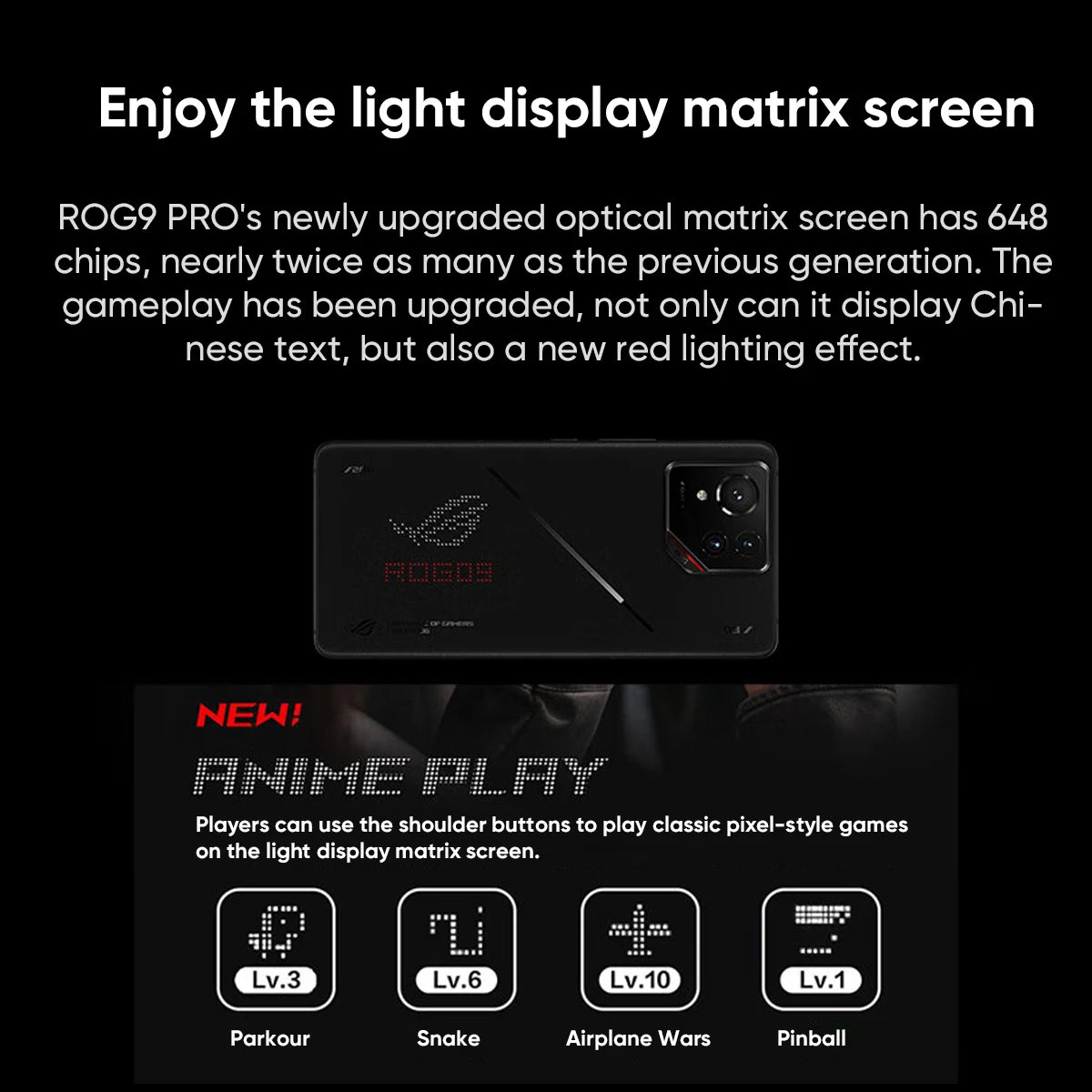 ROG Phone 9 & 9 Pro 5G Gaming Phone Snapdragon 8 Elite 6.78'' 185Hz E-Sports LTPO Display 50MP LYT 700 Camera 65W Fast Charging