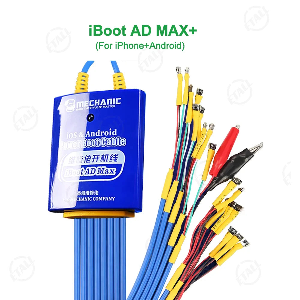 MECHANIC IBoot FPC AD MAX+ iBoot AD Pro Power Boot Cable For IP Android Over Current Voltage Protection Integrated Test Line