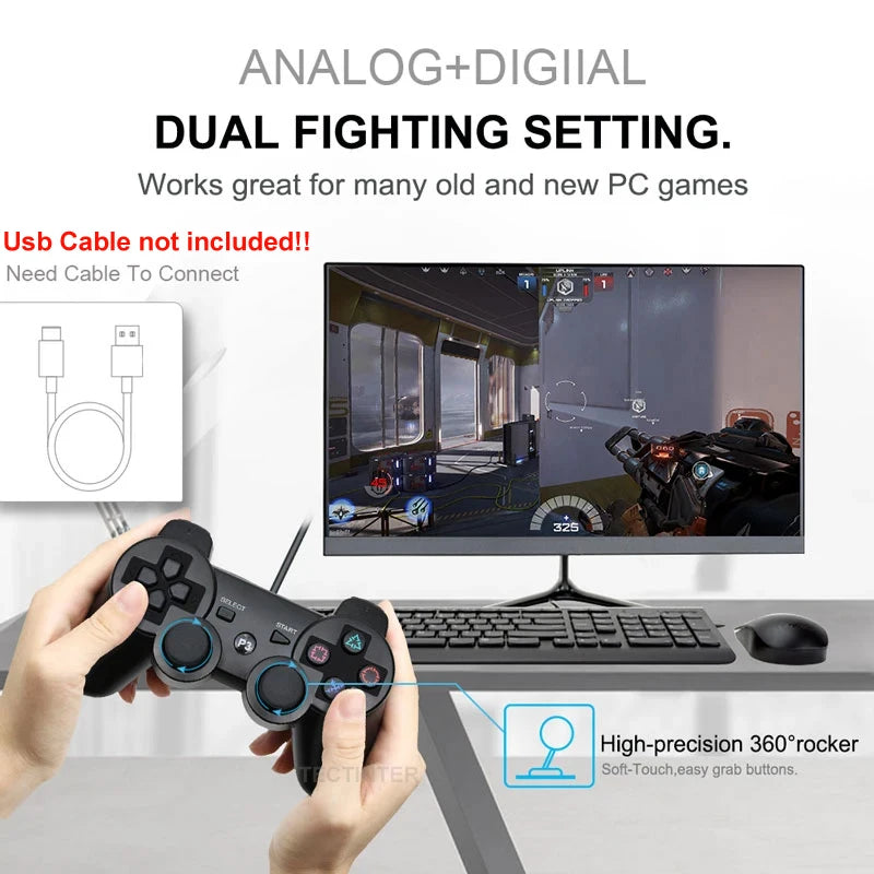 Controller Support Bluetooth For SONY PS3 Wireless Gamepad for Play Station 3 Joystick Console For PS3 Controle For PC