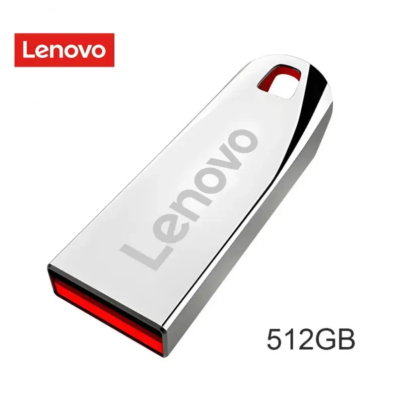 Lenovo 3.0 Pen Drive Metal High Speed Flash Drive 2TB1TB 512GB USB Memory Stick Pen Drive 128GB Suitable for PC/Laptop/PS4 Contr