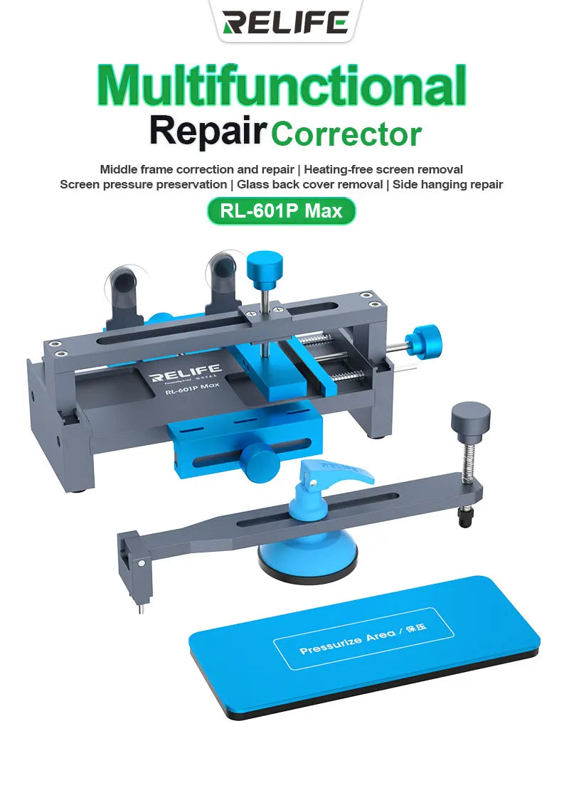 RELIFE RL-601P Max Multifunctional Repair Frame Corrector Multifunctional Repair Screen Pressure Preservation Repair Tools