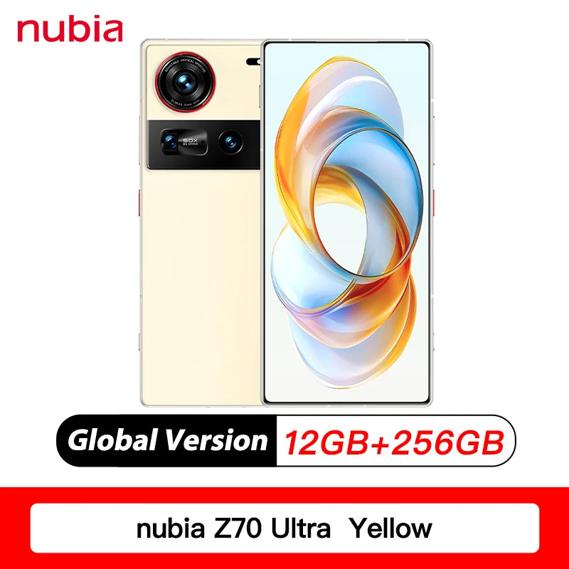 New Original Global Version Nubia Z70 Ultra NX733J Snapdragon 8 Elite 1.5K HD Display 35mm Lens IP69 NFC NUBIA