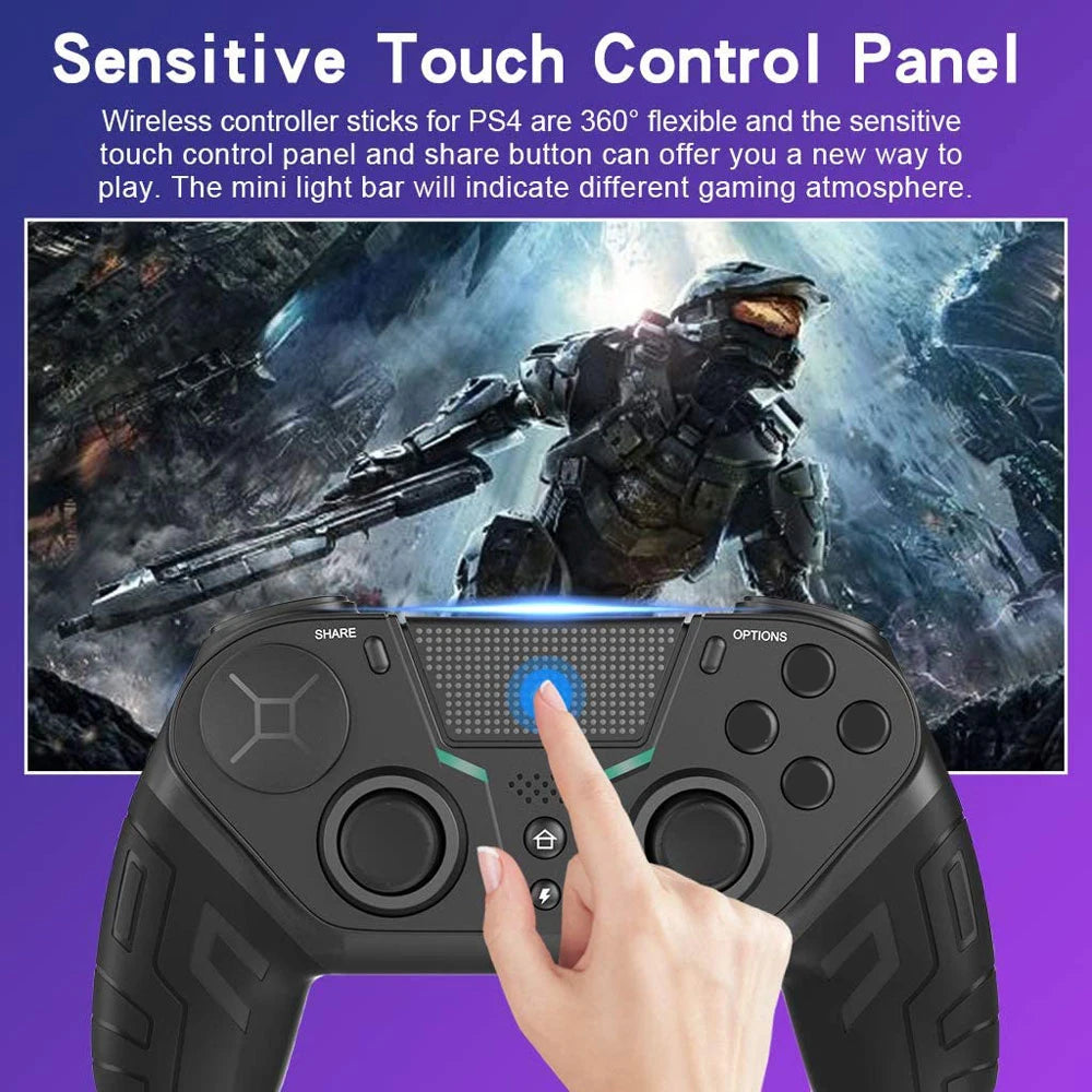 Controller For PS4 PS3 PS Playstation 4 3 PC Control Wireless Bluetooth Mobile Android TV Gamepad Gaming Game Pad Joystick Phone