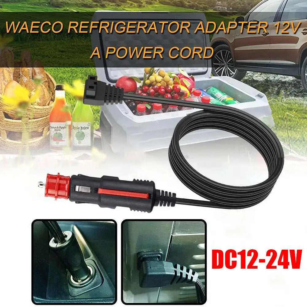 12V Car Refrigerator Power Cord Fridge Freezer Power Cord For ARB Car Cigarette Lighter Adapter Fridge Heater Extension Cable 2m