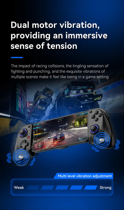 BSP-D11 Stretching Wireless Game Controller For SWITCH/Android/Apple IOS Tablet For PS3/PS4/XBOX Gamepad Streaming