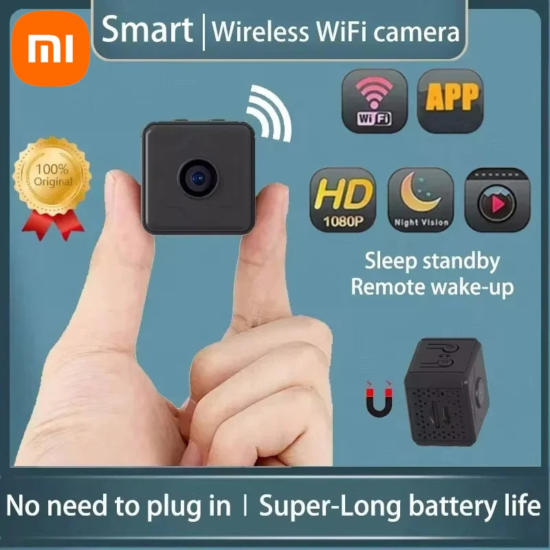 Xiaomi 1080p Mini Camera Wireless WiFi Remote Monitor Camera Motion Detection Recorder Super-long Battery Life Home IP Camera