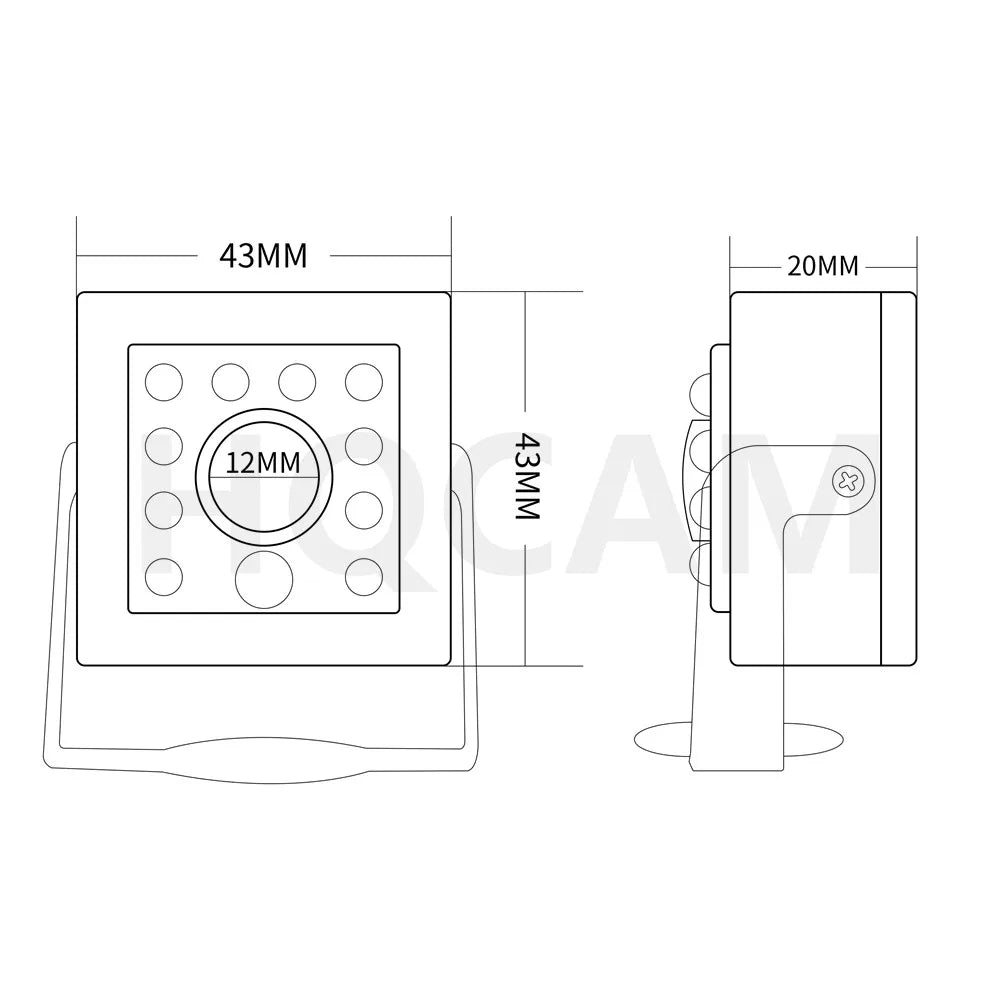 2MP 1080P 1/3 CMOS Ir Infrared Usb Camera UVC with 940nm IRCUT Ir Led Night Vision Aluminum Mini Case WINXP,WIN2003,WIN7