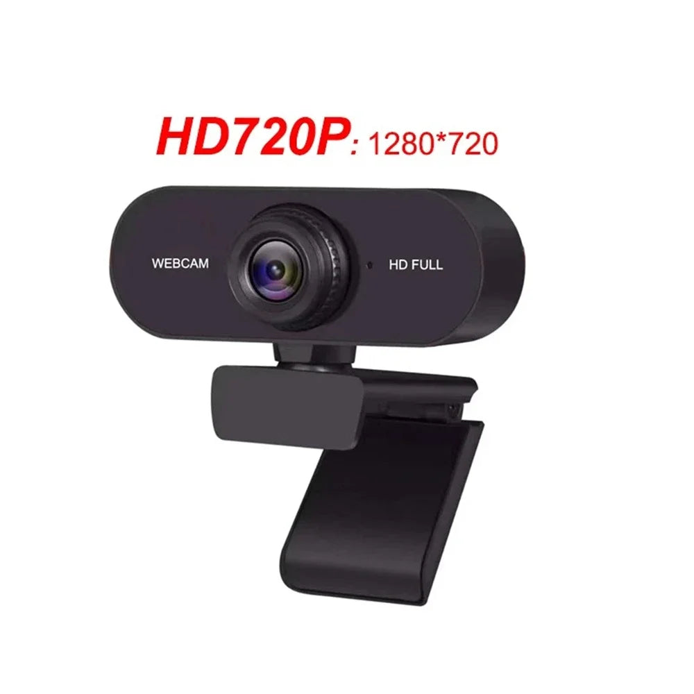 2K 1080P 720P 480P HD Webcam For Desktop Laptop Computer Mini USB Web Camera With Microphones Web Cam Cover For YouTube Skype