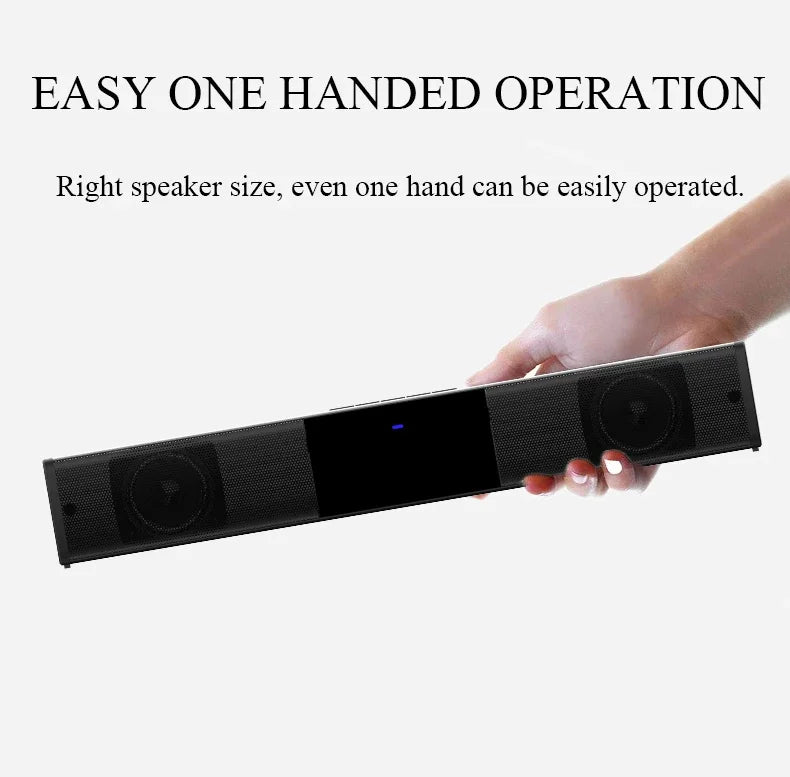 Portable Wireless Bluetooth Sound Bar Speaker Subwoofer TV Projector Desktop Home Outdoor Stereo Sound Ystem Super Power Speaker