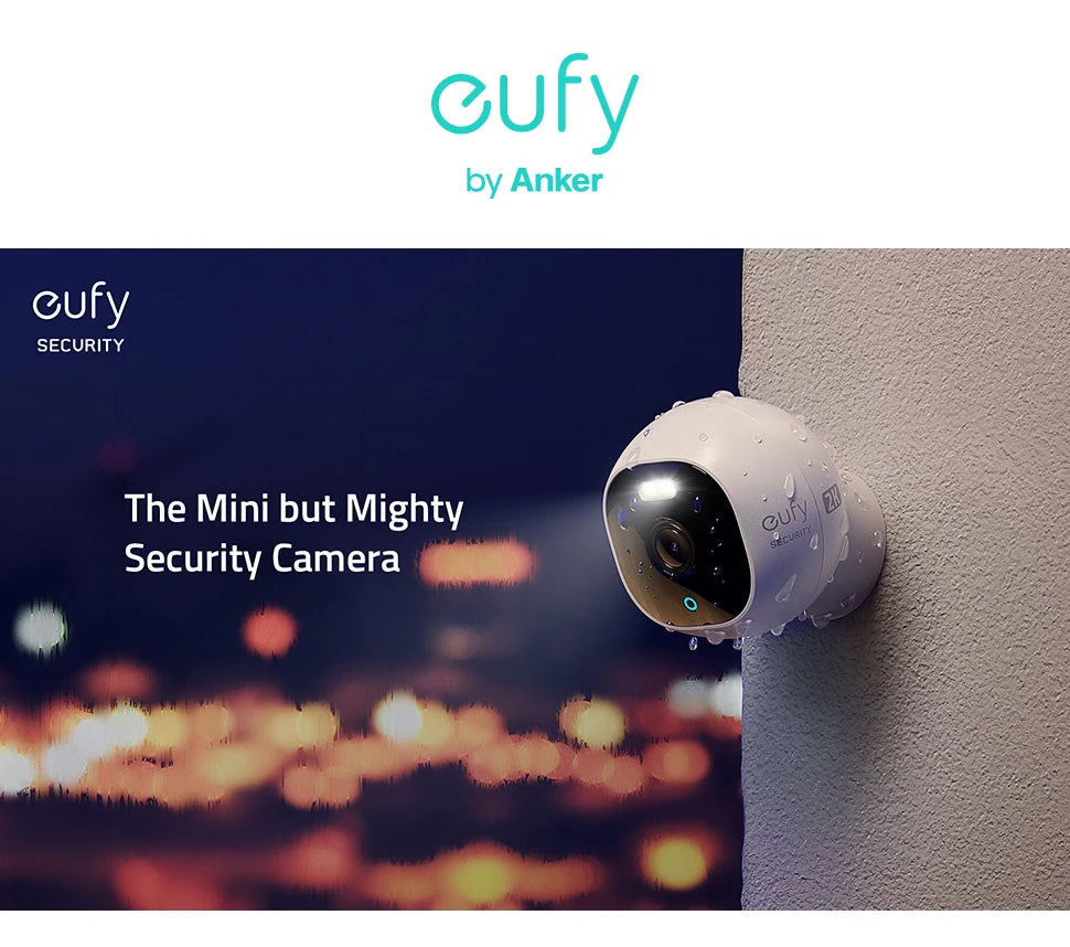 eufy Security Protection Solo OutdoorCam C24 Outdoor Security Camera 2K Resolution Spotlight Color Night Vision No Monthly Fees