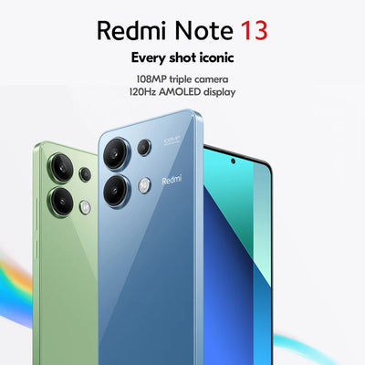 Global Version Xiaomi Redmi Note 13 4G Smartphone 108MP Triple Camera 120Hz AMOLED 33W Fast Charging Snapdragon 685 Octa Core