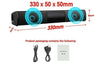 Portable Wireless Bluetooth Sound Bar Speaker Subwoofer TV Projector Desktop Home Outdoor Stereo Sound Ystem Super Power Speaker