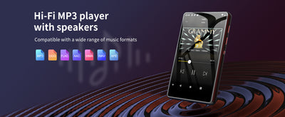 80GB MP3 player for Android with Bluetooth and WiFi, 4.0-inch full touch screen Built-in speakers, browser support