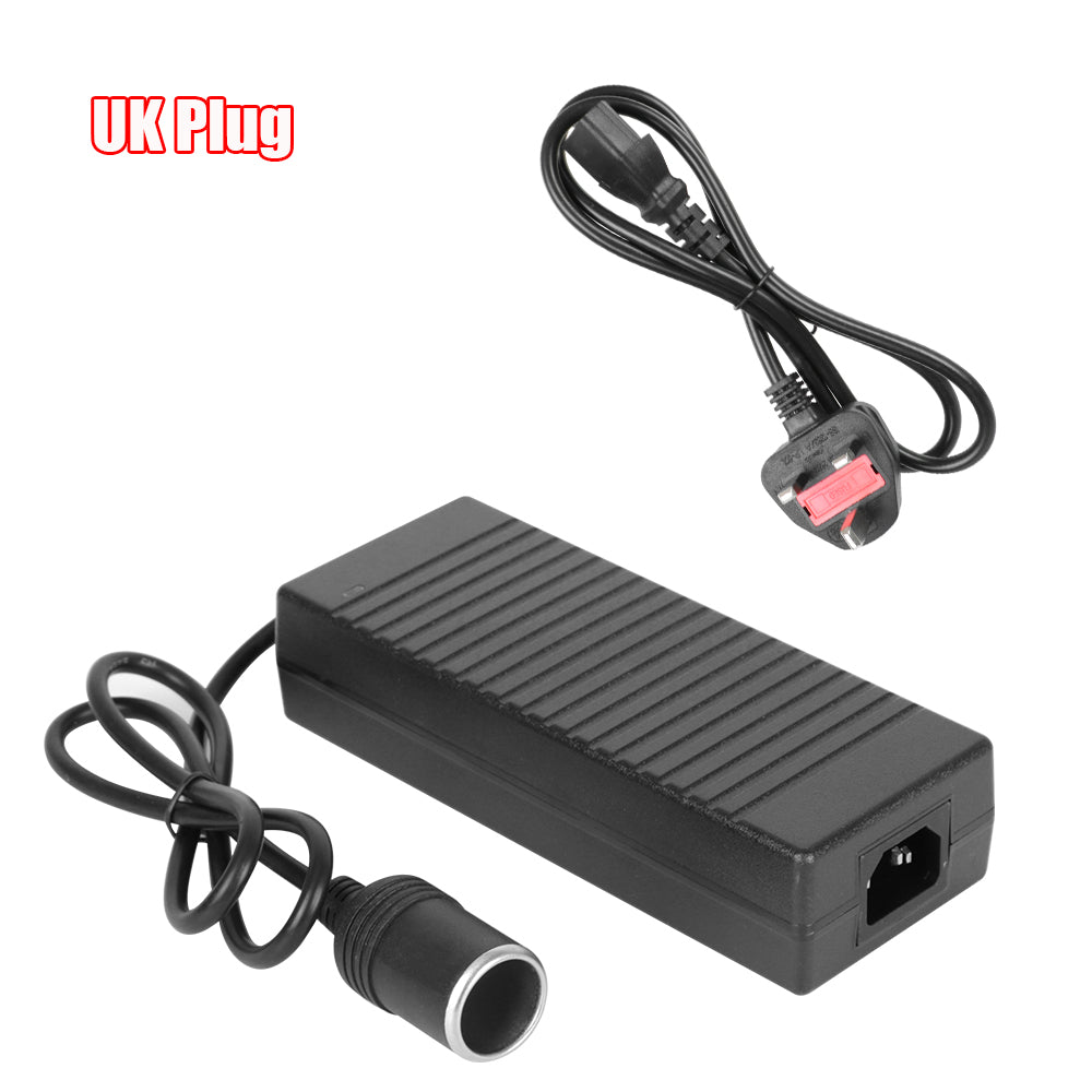 110V/ 220V to 12V 15A Power Adapter AC/DC Convert EU US UK Plug Supply Lighter Cigarette Lighter Converter