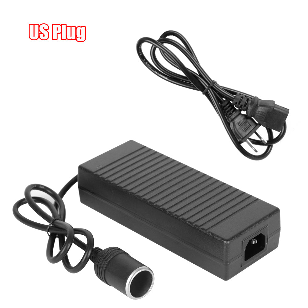 110V/ 220V to 12V 15A Power Adapter AC/DC Convert EU US UK Plug Supply Lighter Cigarette Lighter Converter